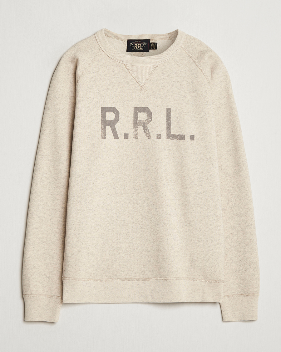 Herr | Tröjor | RRL | Raglan Sleeve Sweatshirt Oatmeal Heather