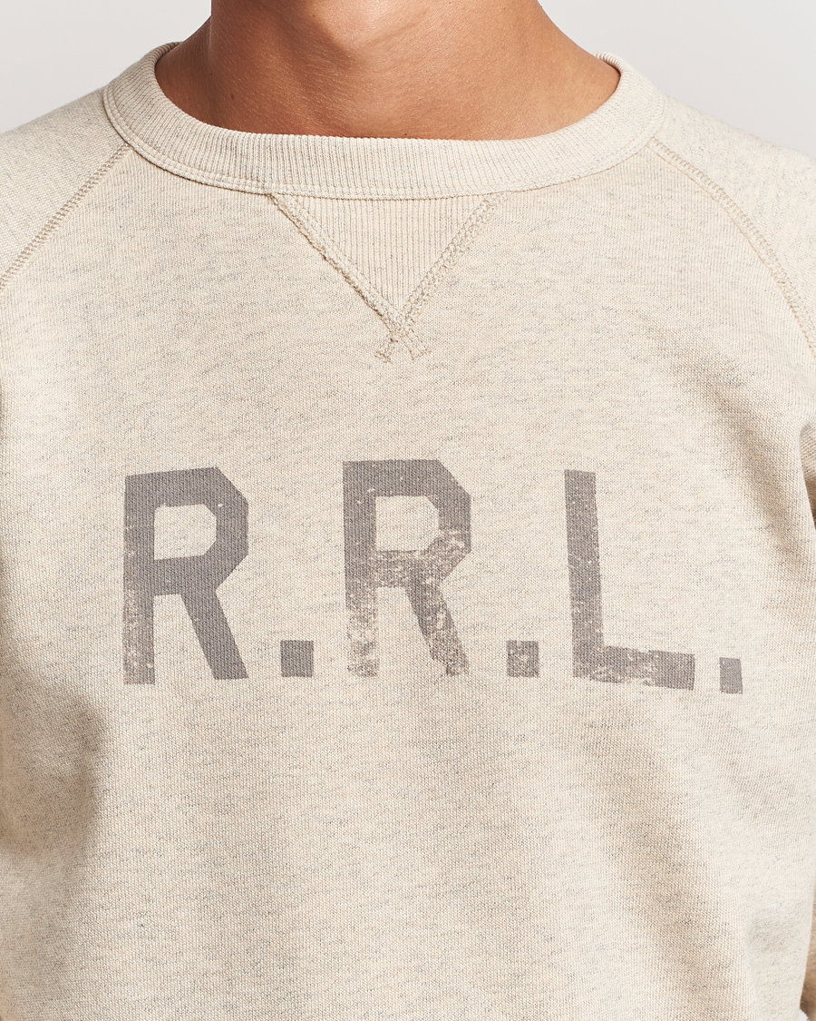 Herr | Tröjor | RRL | Raglan Sleeve Sweatshirt Oatmeal Heather