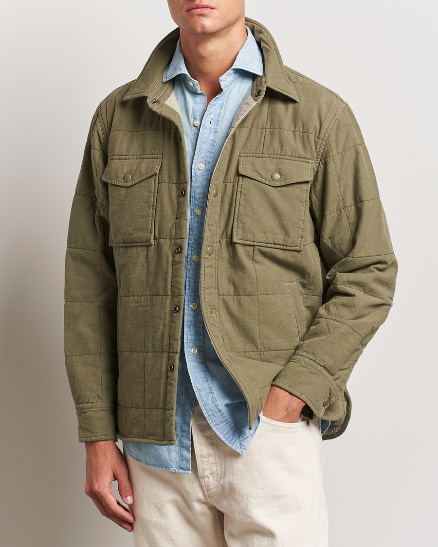 Herr | Jackor | RRL | Mountain Shirt Jacket Olive Drab