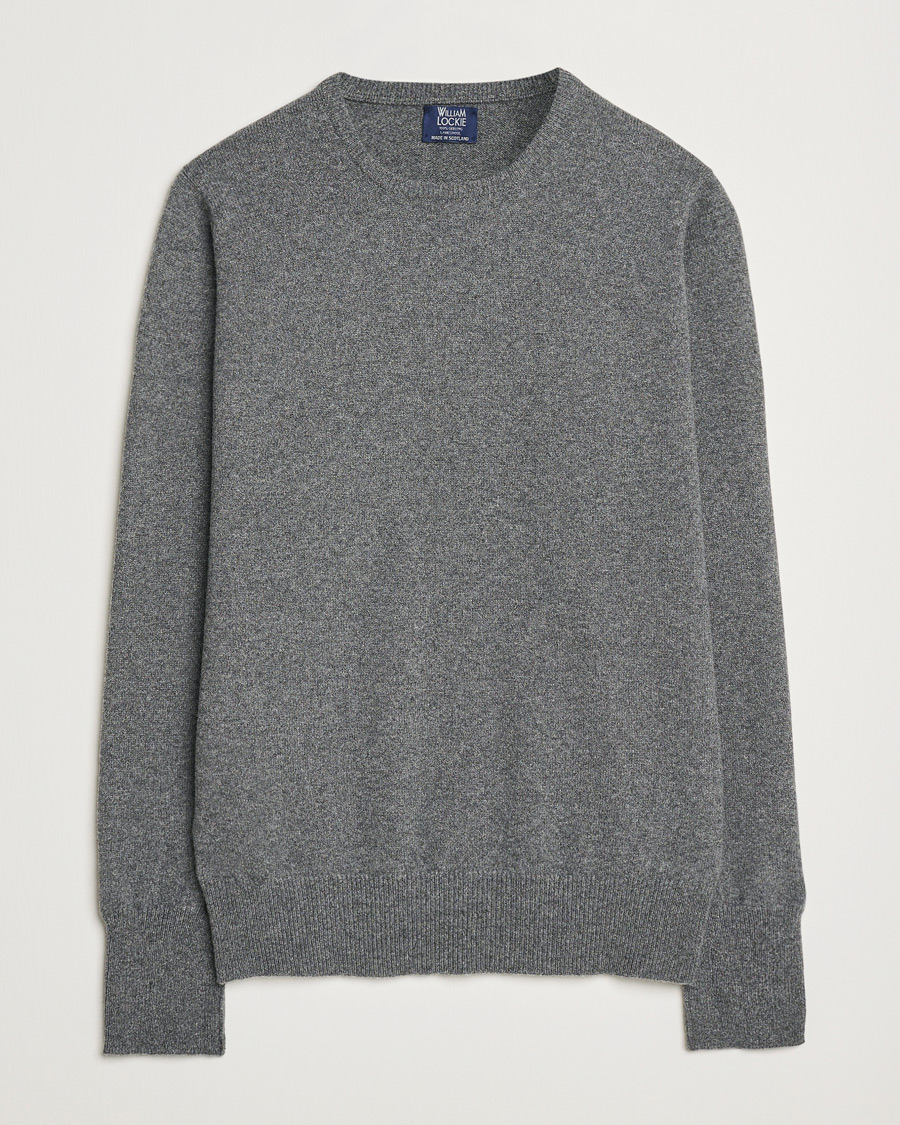Herr | Tröjor | William Lockie | Rob Lambswool Crewneck Cliff