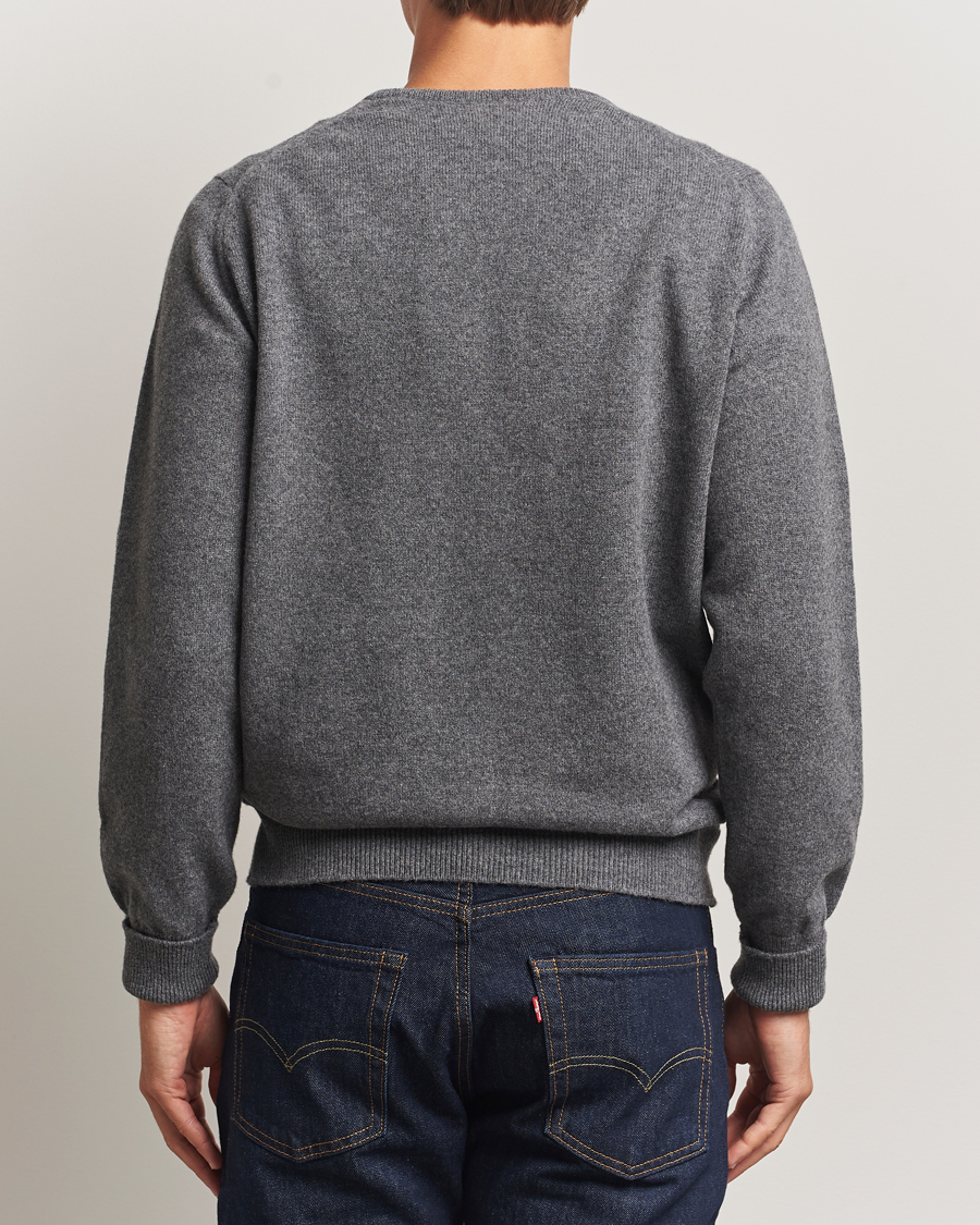 Herr | Tröjor | William Lockie | Rob Lambswool Crewneck Cliff