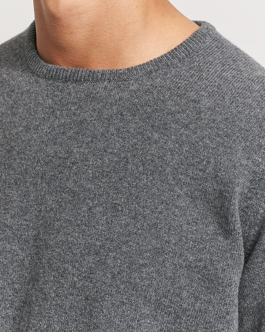 Herr | Tröjor | William Lockie | Rob Lambswool Crewneck Cliff
