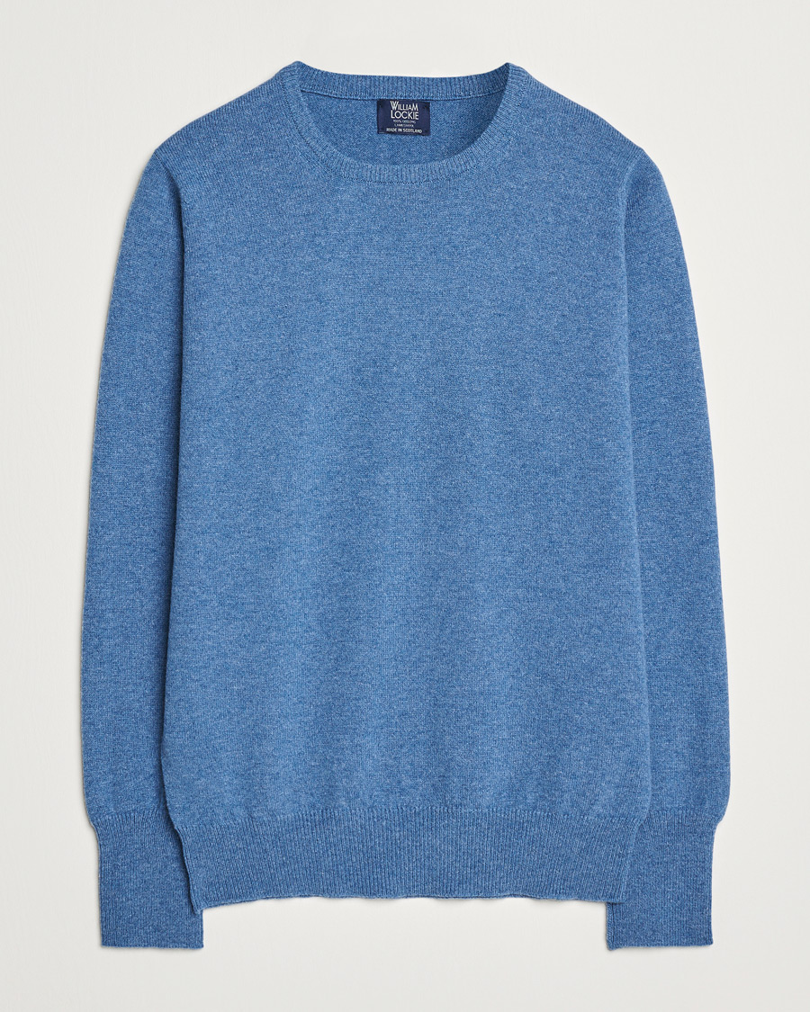 Herr | Tröjor | William Lockie | Rob Lambswool Crewneck Jeans