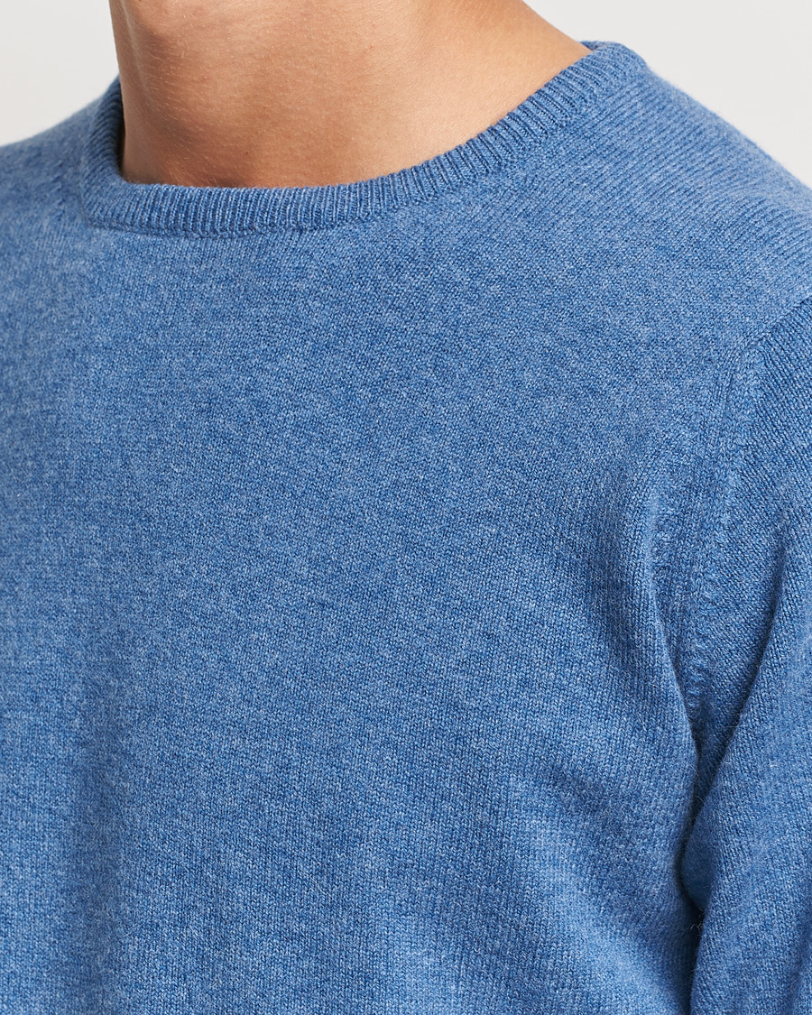 Herr | Tröjor | William Lockie | Rob Lambswool Crewneck Jeans