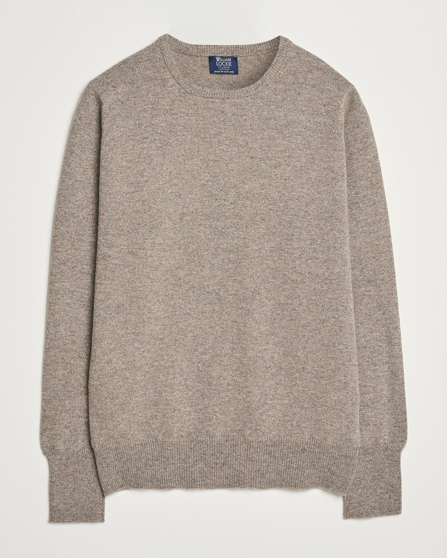 Herr | Tröjor | William Lockie | Rob Lambswool Crewneck Vole