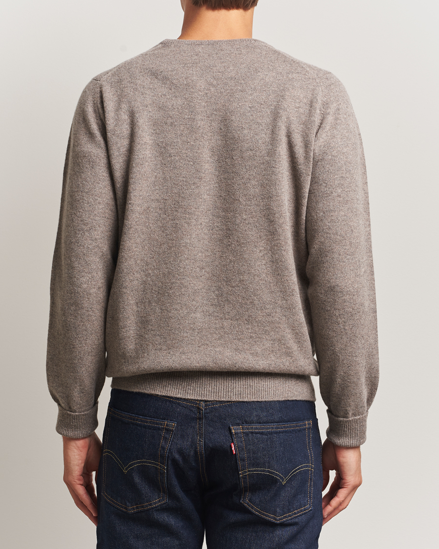 Herr | Tröjor | William Lockie | Rob Lambswool Crewneck Vole