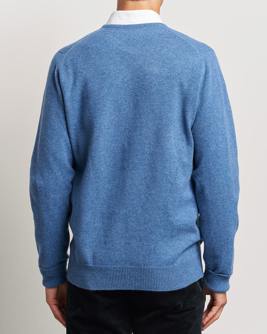 Herr | Tröjor | William Lockie | Rob Lambswool V-Neck Clyde