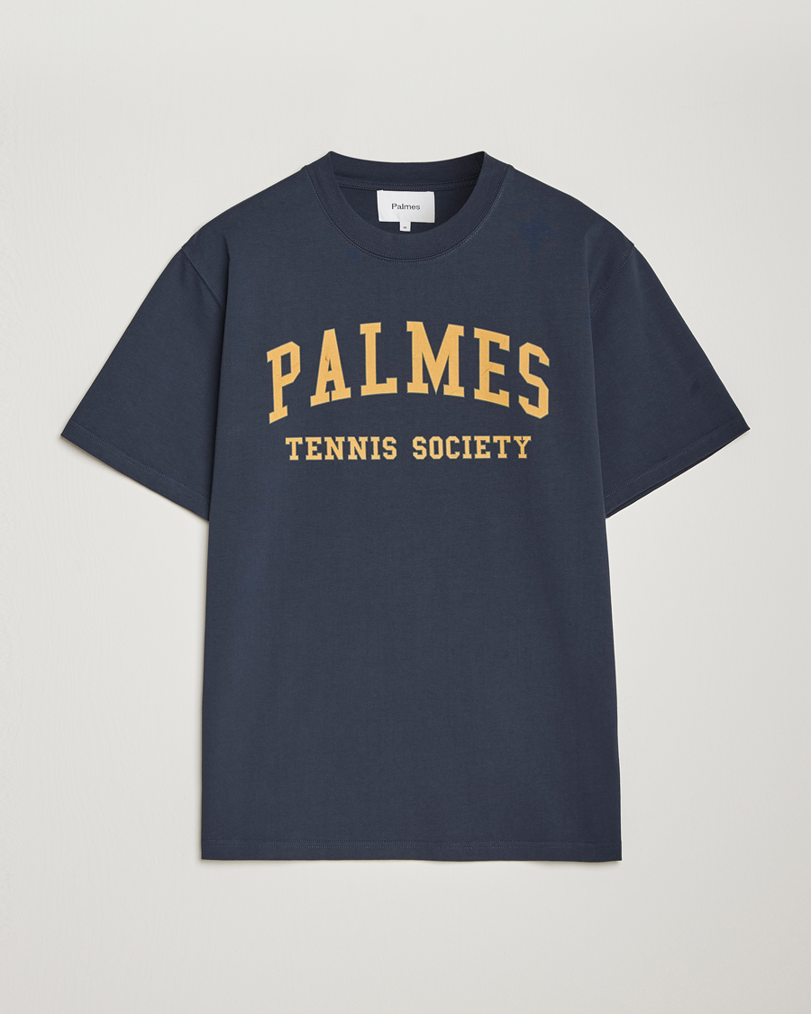 Herr | T-Shirts | Palmes | Ivan T-Shirt Navy