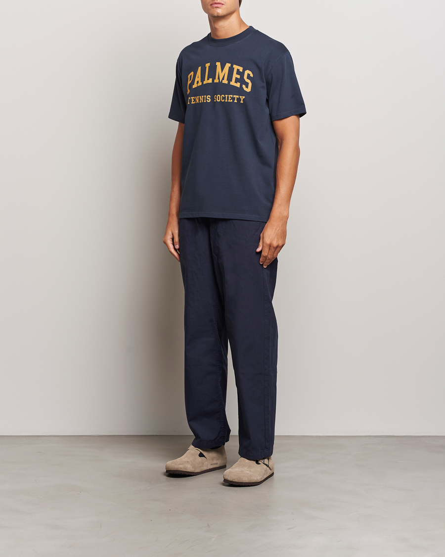 Herr | T-Shirts | Palmes | Ivan T-Shirt Navy