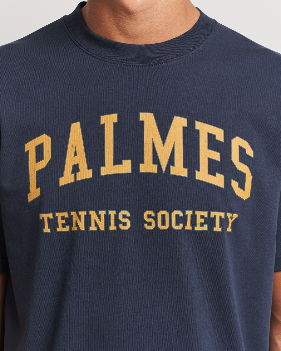 Herr | T-Shirts | Palmes | Ivan T-Shirt Navy