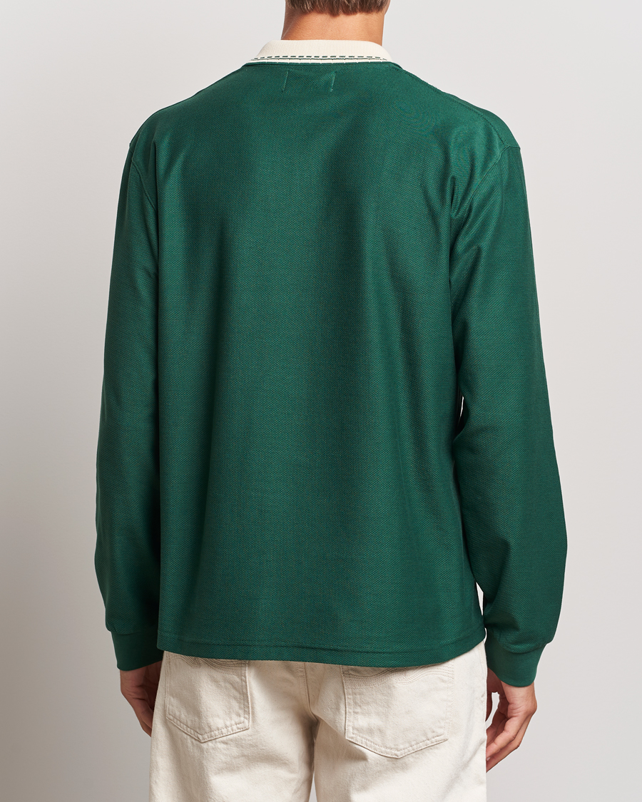 Herr | Tröjor | Palmes | Rio Long Sleeve Zip Polo Dark Green