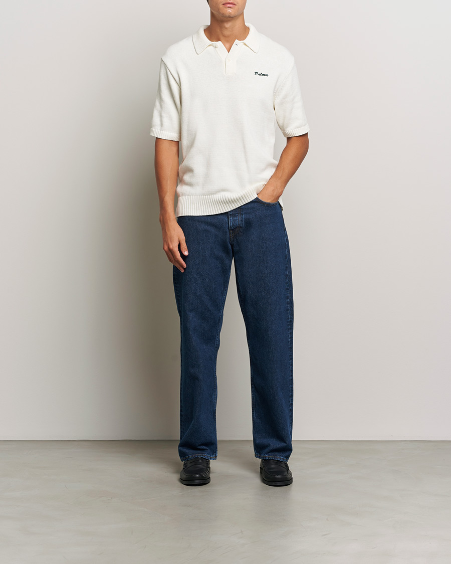 Herr | Pikéer | Palmes | Marco Knit Polo Off White