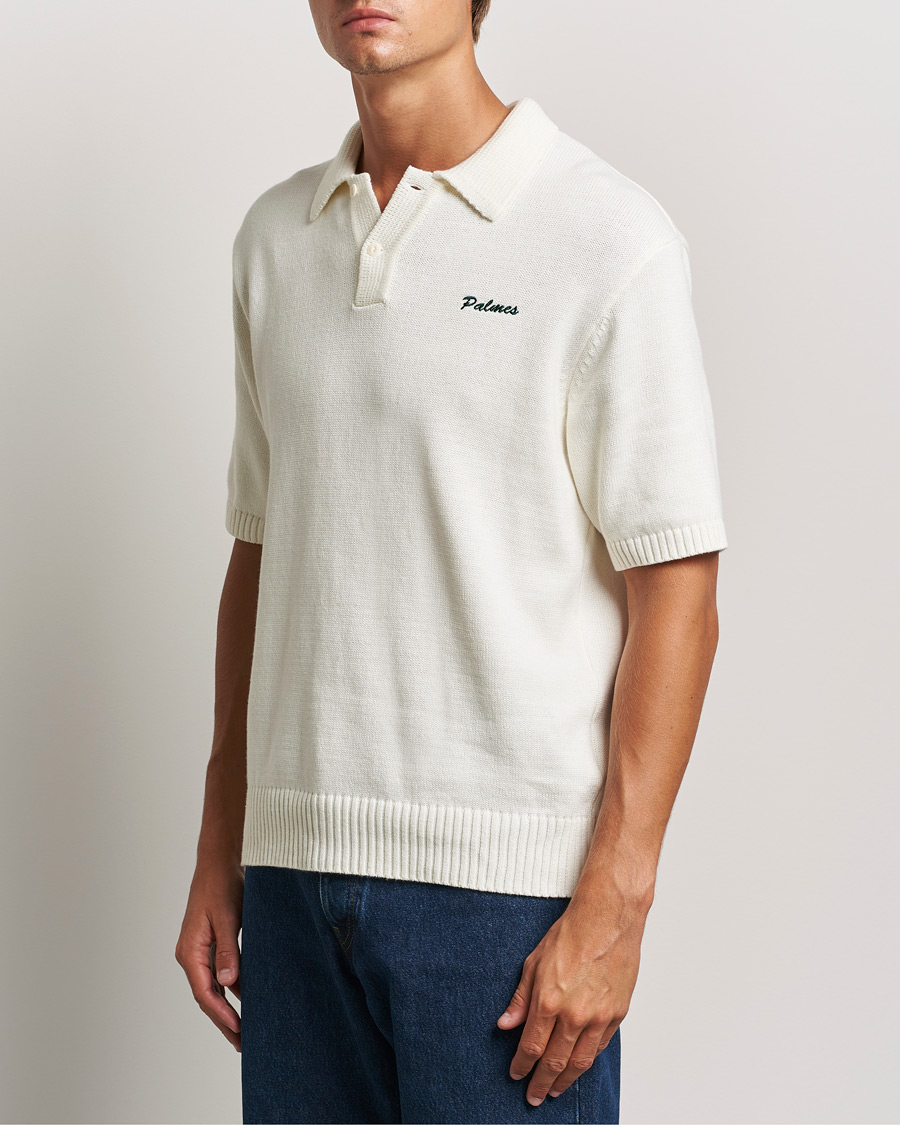 Herr | Pikéer | Palmes | Marco Knit Polo Off White