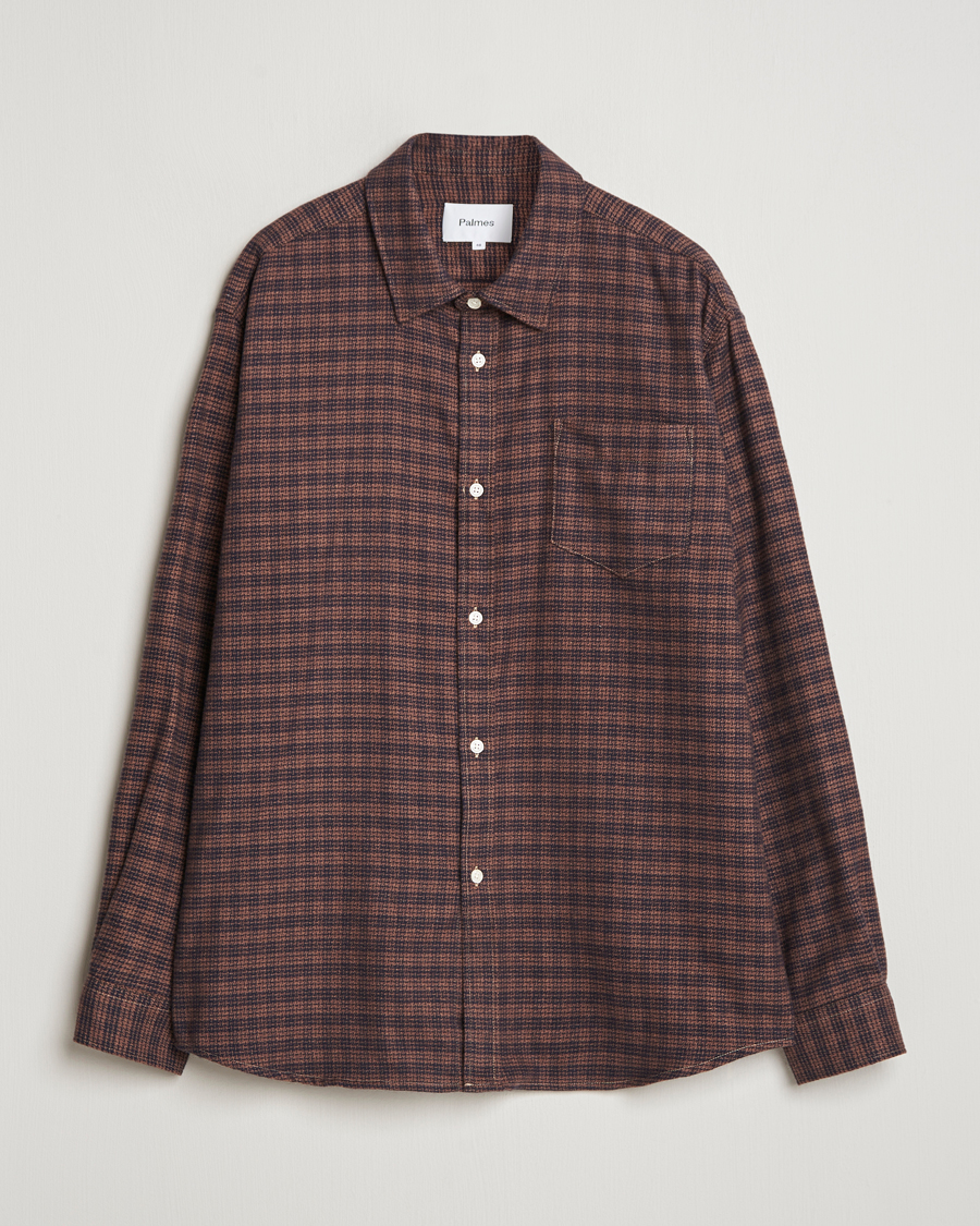 Herr | Skjortor | Palmes | Joseph Flannel Shirt Navy