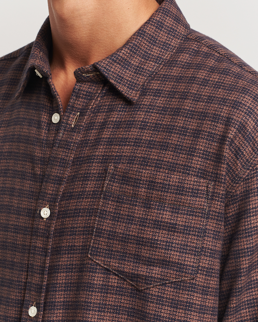 Herr | Skjortor | Palmes | Joseph Flannel Shirt Navy