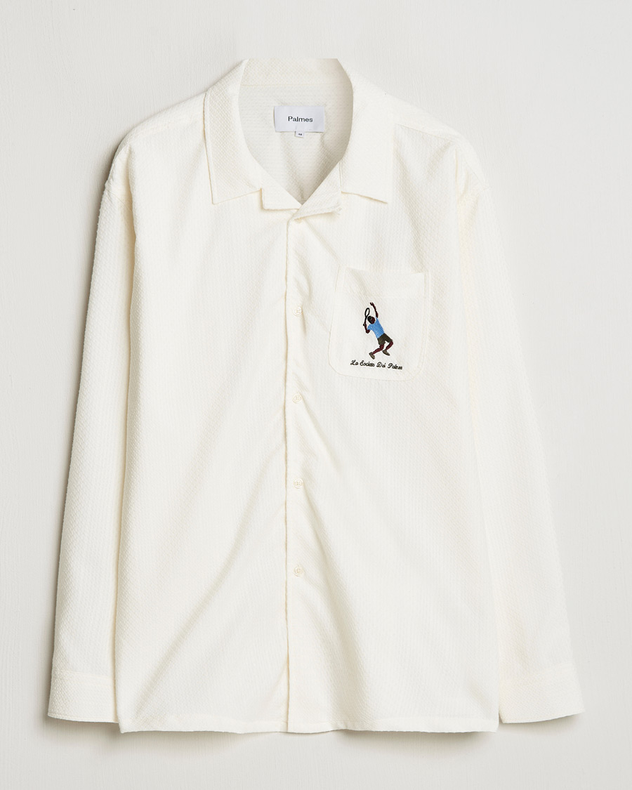 Herr | Skjortor | Palmes | Societa Structured Shirt Off White