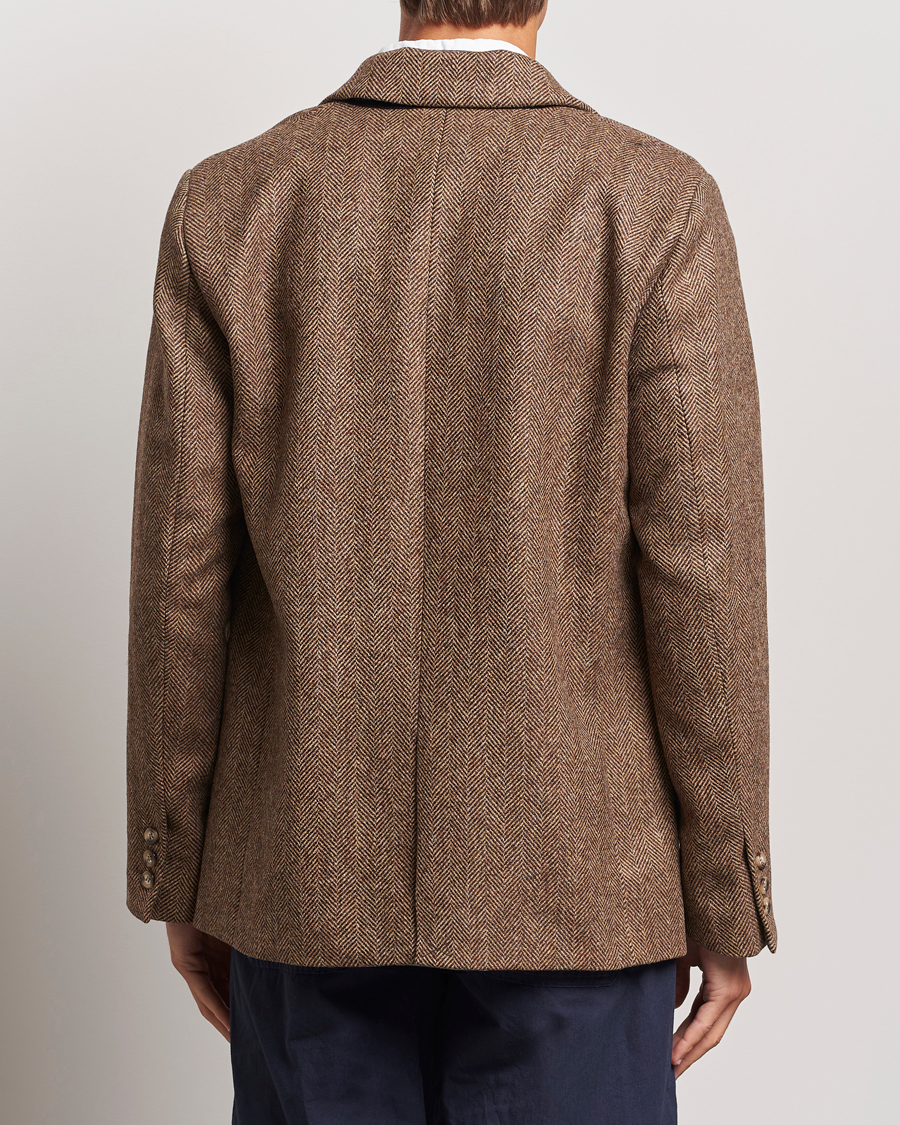 Herr | Kavajer | Palmes | Blaze Herringbone Wool Sport Coat Brown