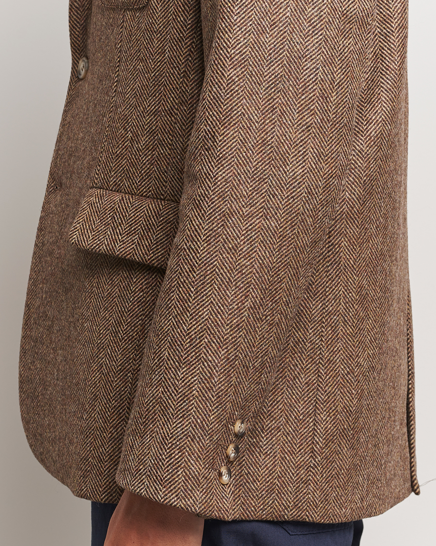 Herr | Kavajer | Palmes | Blaze Herringbone Wool Sport Coat Brown