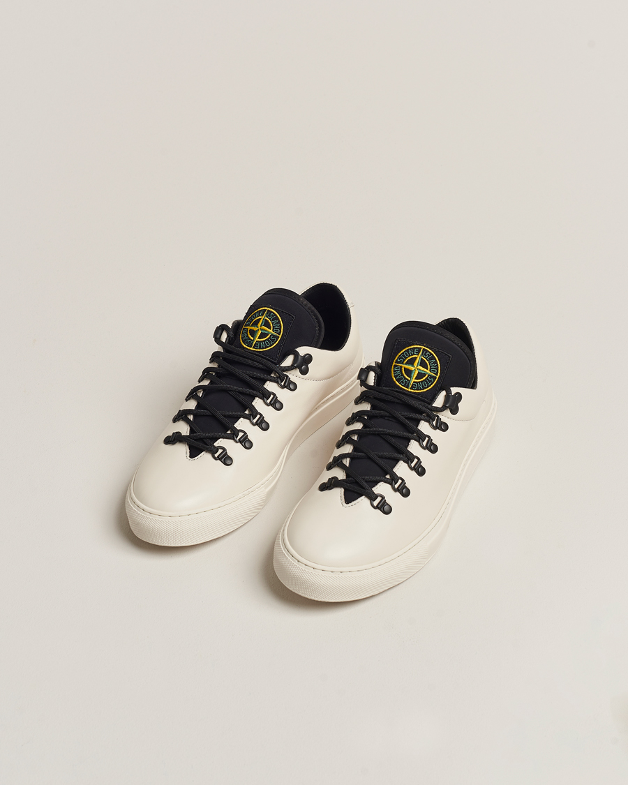 Herr | Stone Island Leather Snekers Natural | Stone Island | Leather Snekers Natural