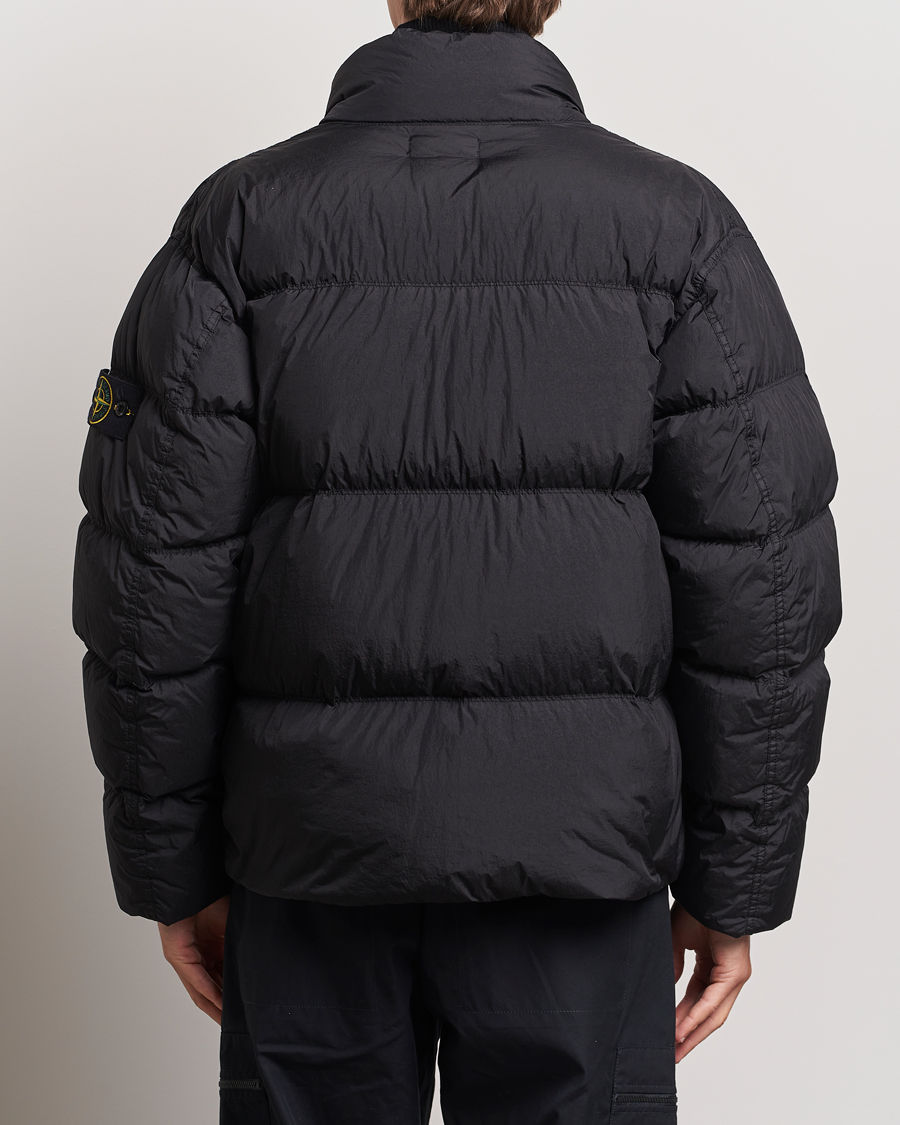 Herr | Jackor | Stone Island | Garment Dyed Recycled Nylon Down Jacket Black