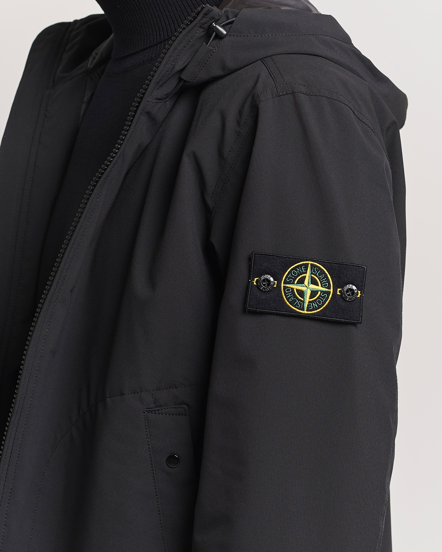 Herr | Jackor | Stone Island | Soft Shell Primaloft Padded Jacket Black