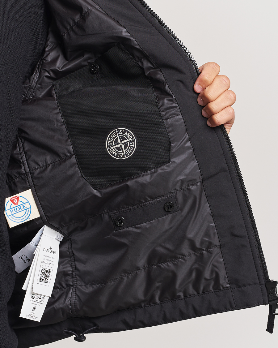 Herr | Jackor | Stone Island | Soft Shell Primaloft Padded Jacket Black