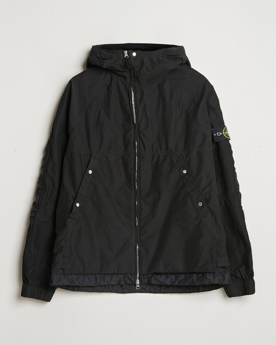 Herr | Jackor | Stone Island | Hooded Lightweight Tela Jacket Black