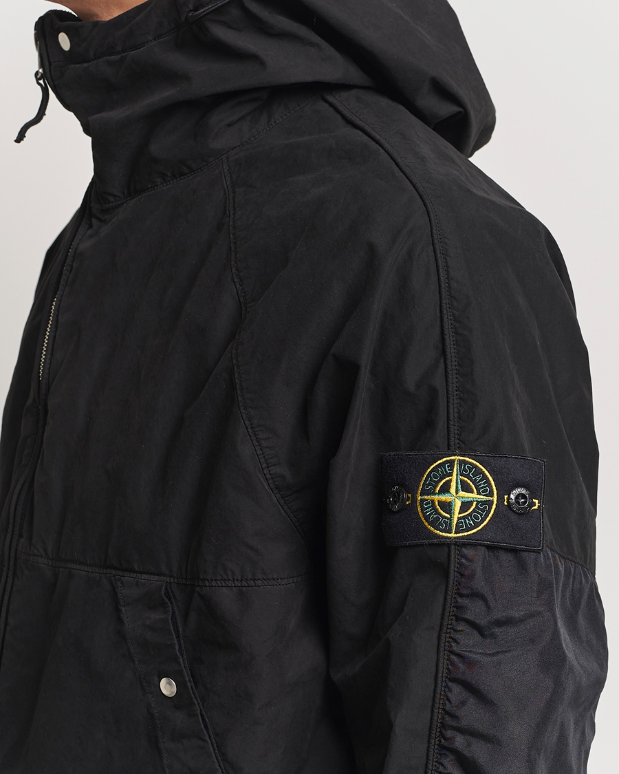 Herr | Jackor | Stone Island | Hooded Lightweight Tela Jacket Black