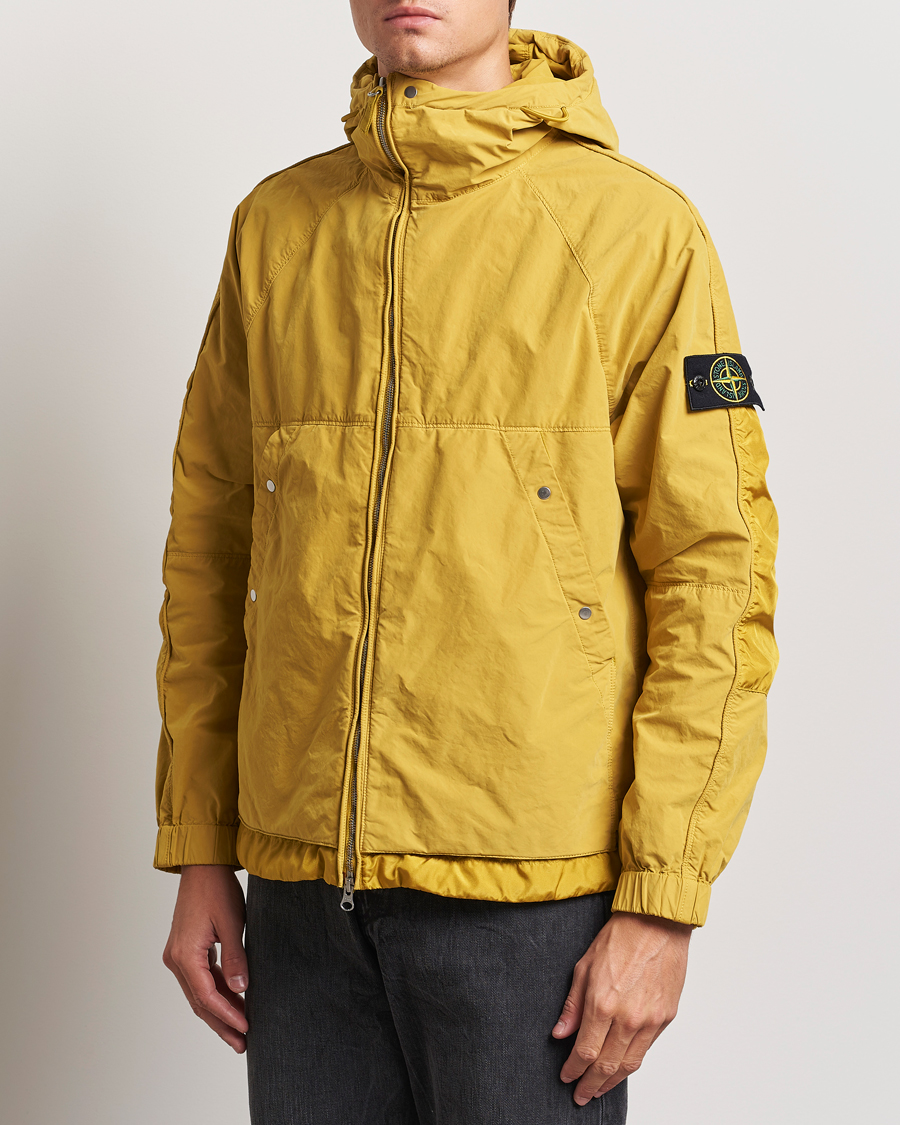 Herr | Jackor | Stone Island | Hooded Lightweight Tela Jacket Mustard