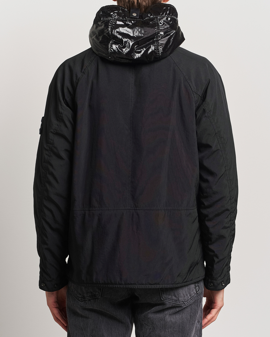 Herr | Jackor | Stone Island | Opaque Nylon Twill Garment Dyed Jacket Black