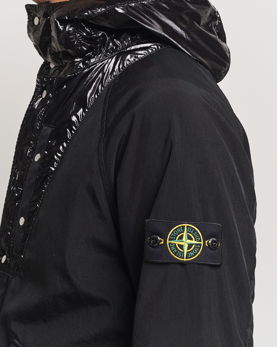 Herr | Jackor | Stone Island | Opaque Nylon Twill Garment Dyed Jacket Black