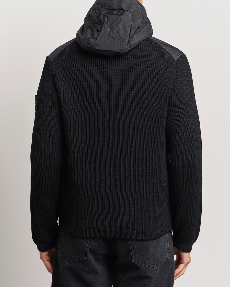 Herr | Jackor | Stone Island | Crinkle Reps Hybrid Wool Jacket Black