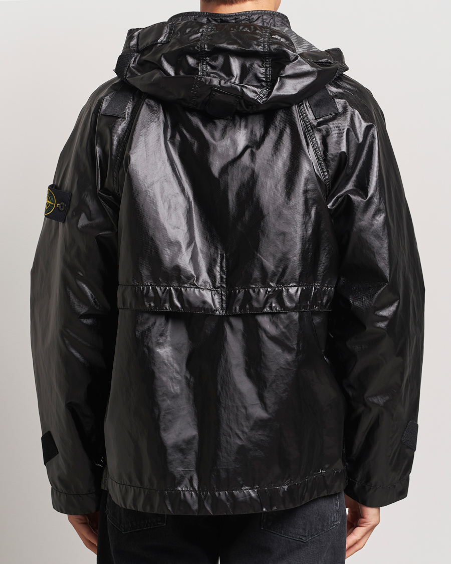 Herr | Jackor | Stone Island | Glass Cover-TC Garment Dyed Detach Vest Jacket Black