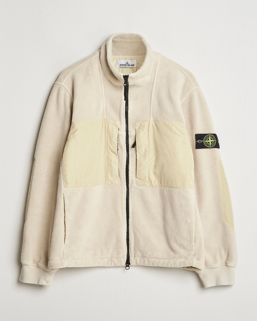Herr | Jackor | Stone Island | Nylon Cotton Fleece Jacket Plaster