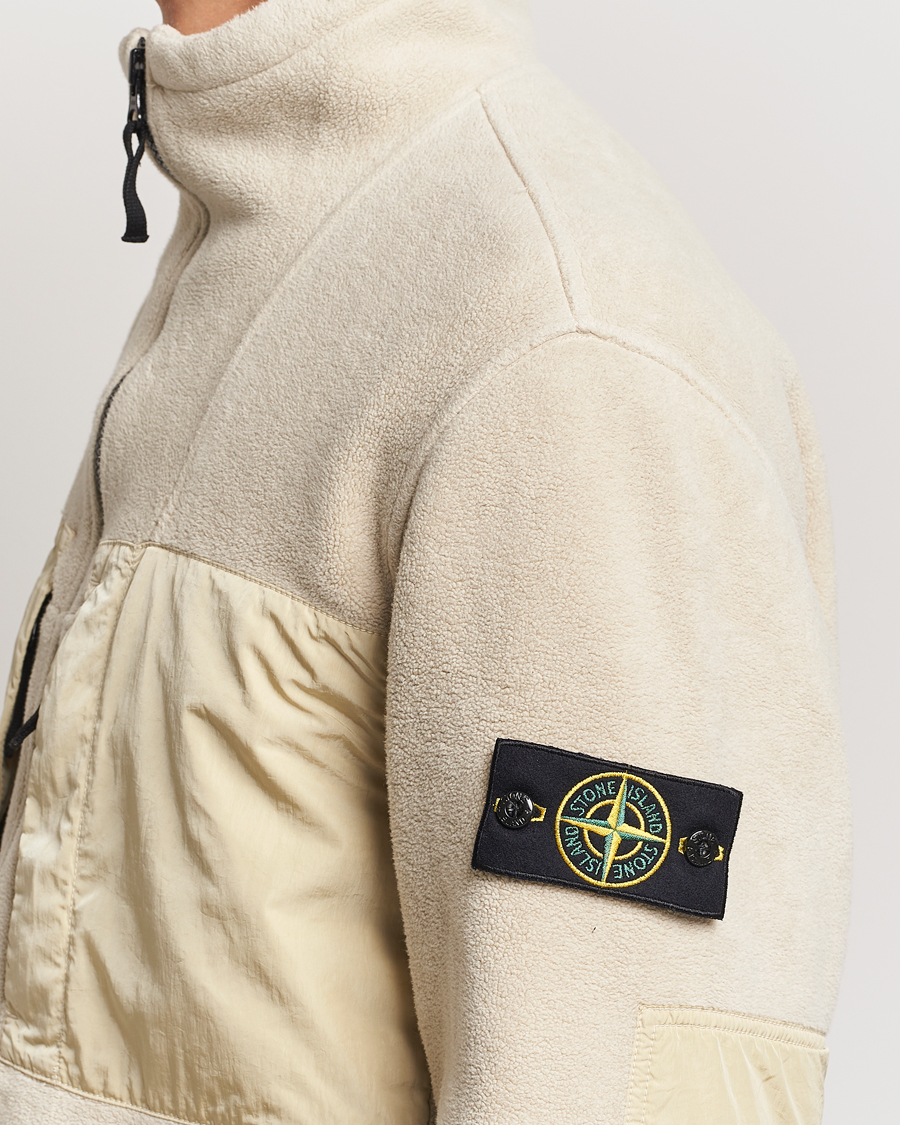 Herr | Jackor | Stone Island | Nylon Cotton Fleece Jacket Plaster
