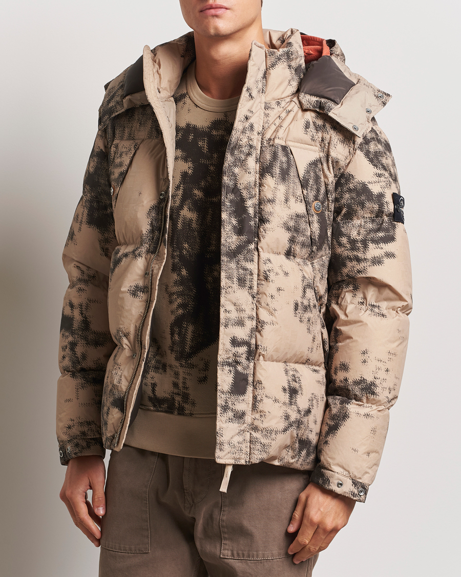 Herr | Jackor | Stone Island | Thermo Sensitive Camo Down Jacket Dove Grey