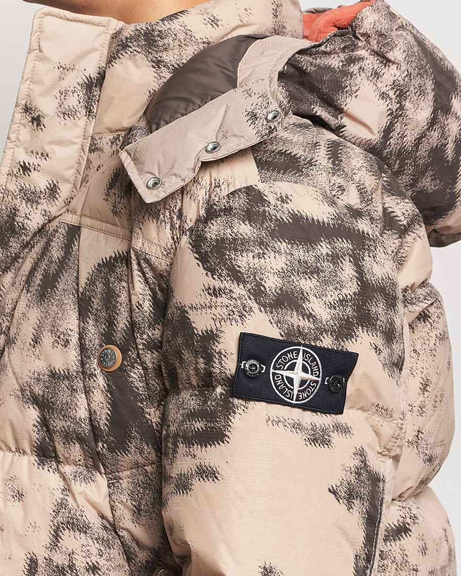 Herr | Jackor | Stone Island | Thermo Sensitive Camo Down Jacket Dove Grey