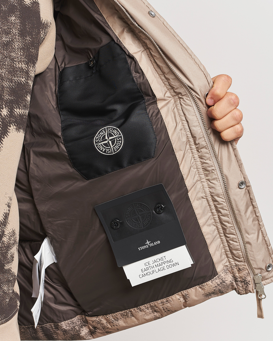 Herr | Jackor | Stone Island | Thermo Sensitive Camo Down Jacket Dove Grey