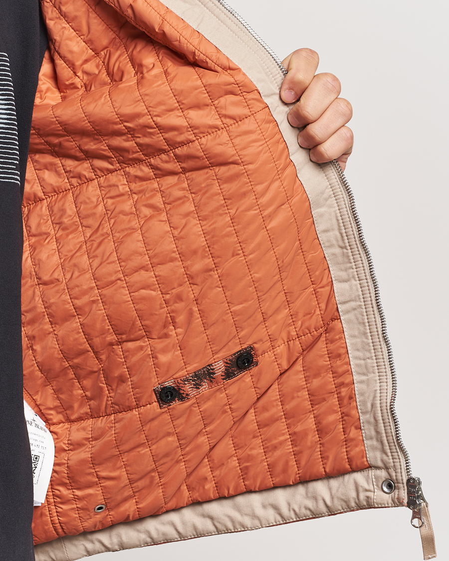 Herr | Jackor | Stone Island | David Light TC Garment Dyed Camo Jacket Orange