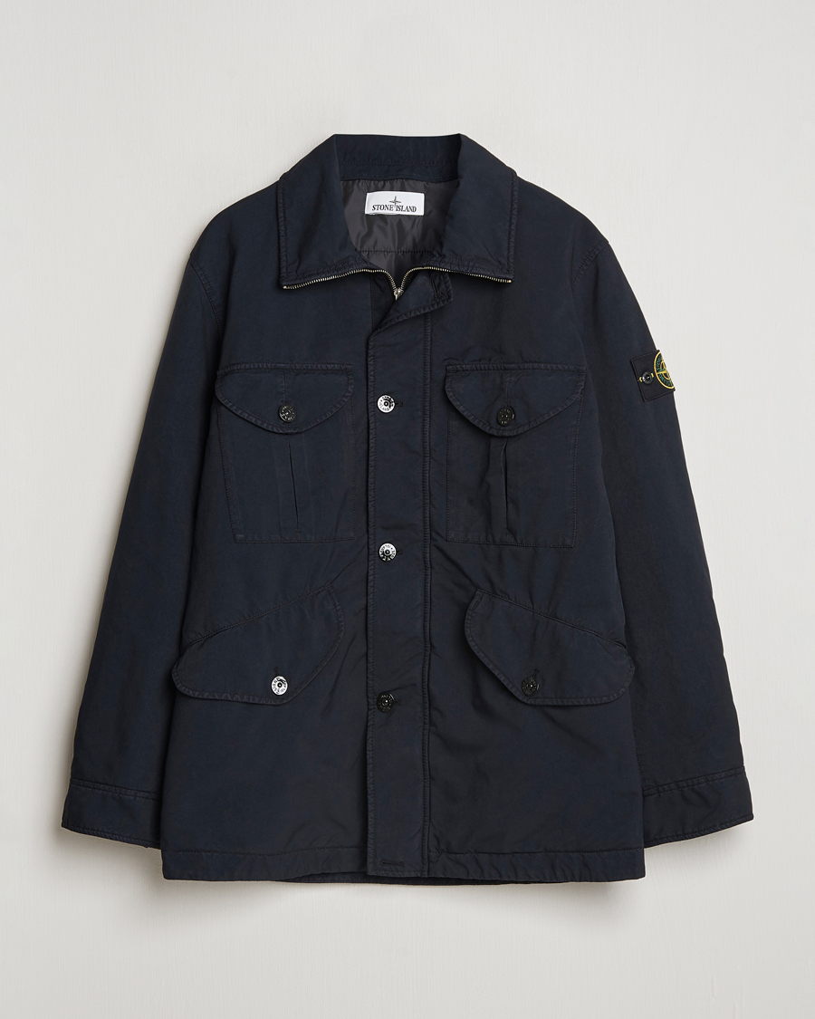 Herr | Jackor | Stone Island | David TC Field Jacket Navy Blue