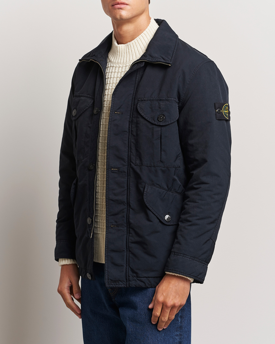 Herr | Jackor | Stone Island | David TC Field Jacket Navy Blue