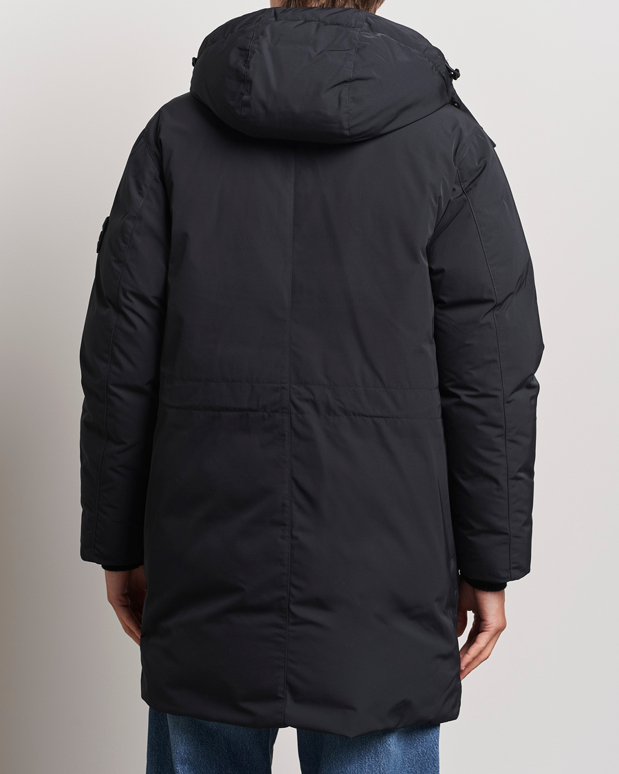 Herr | Jackor | Stone Island | Micro Twill Hooded Parka Black