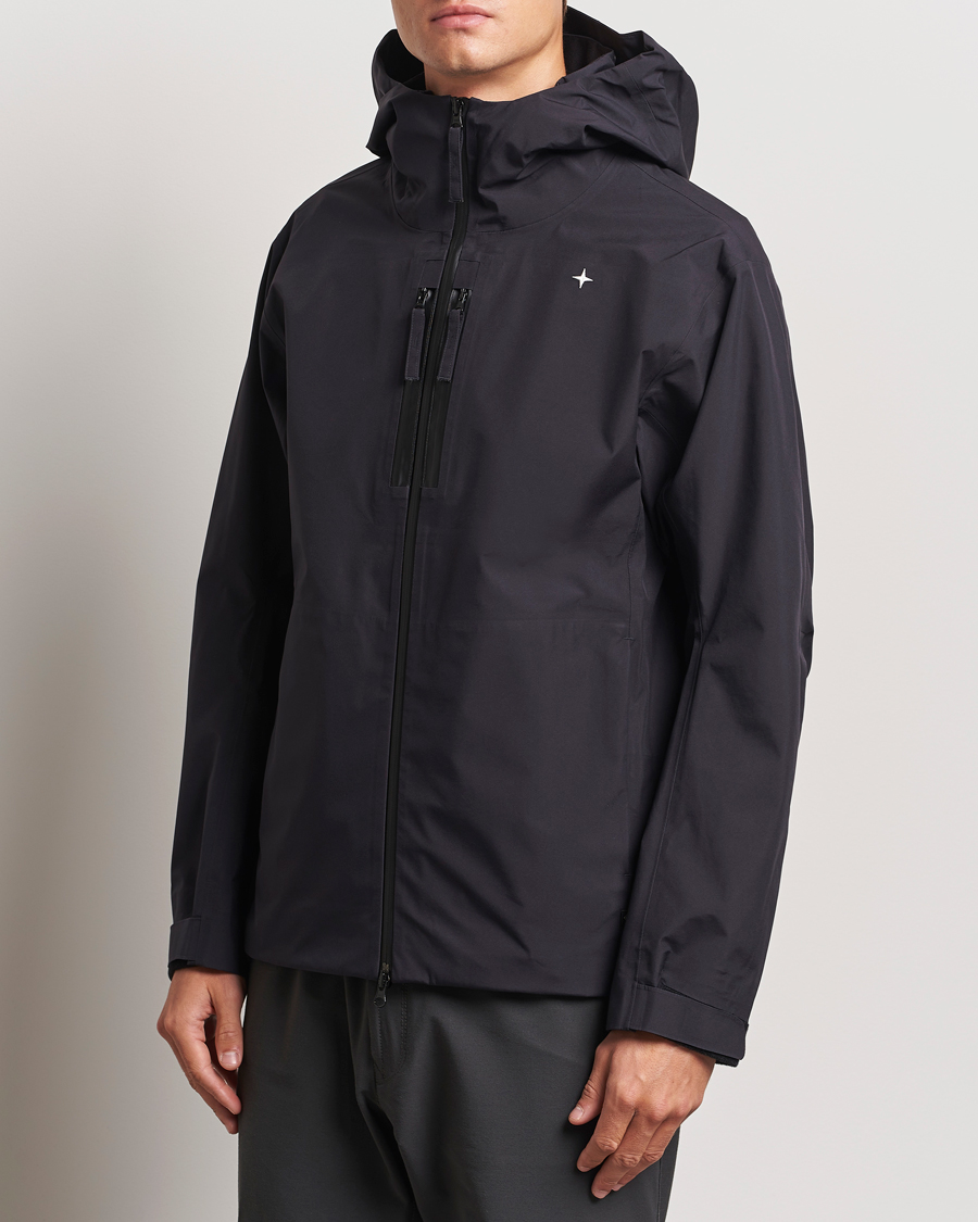 Herr | Jackor | Stone Island | Gore-Tex Stellina Hooded Jacket Blue Marine
