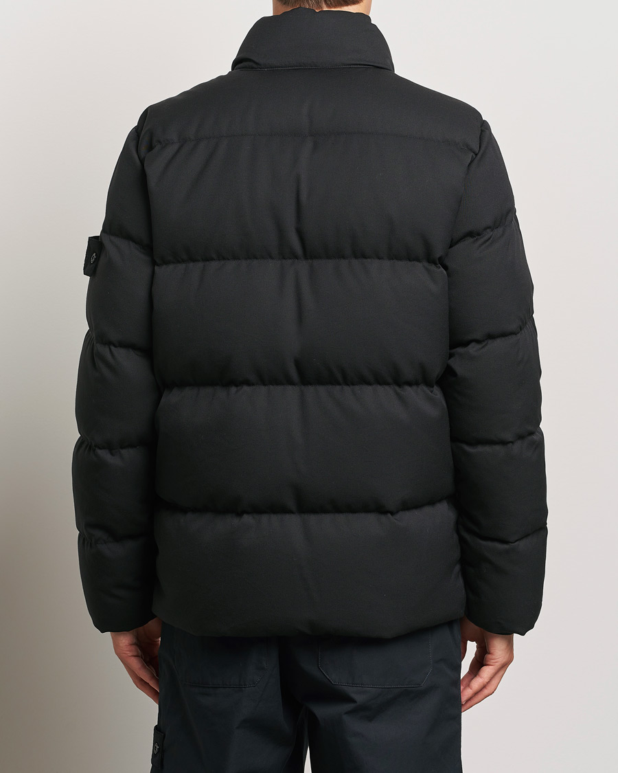 Herr | Jackor | Stone Island | Ghost Wool Twill Down Jacket Black
