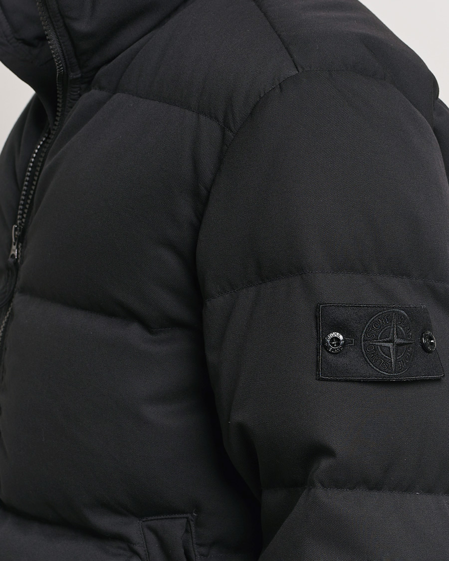 Herr | Jackor | Stone Island | Ghost Wool Twill Down Jacket Black