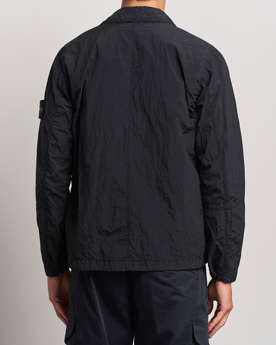 Herr | Skjortor | Stone Island | Nylon Metal Zip Overshirt Black