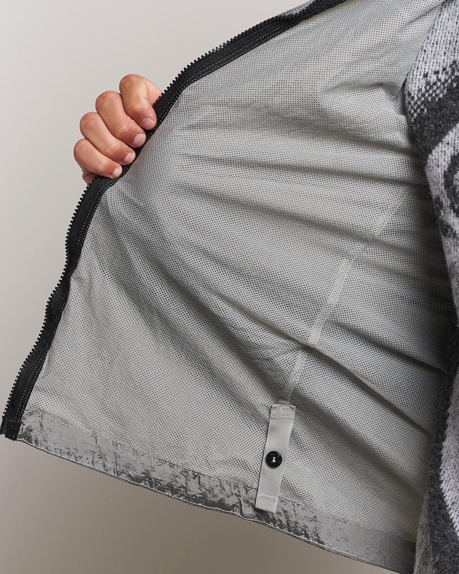 Herr | Skjortor | Stone Island | Nylon Metal Zip Overshirt Grey