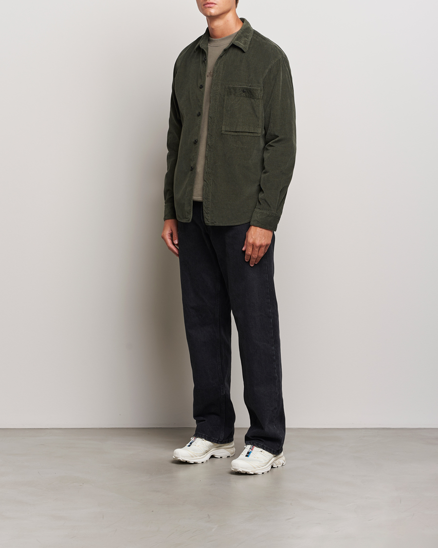 Herr | Skjortor | Stone Island | Cotton Cord Overshirt Musk