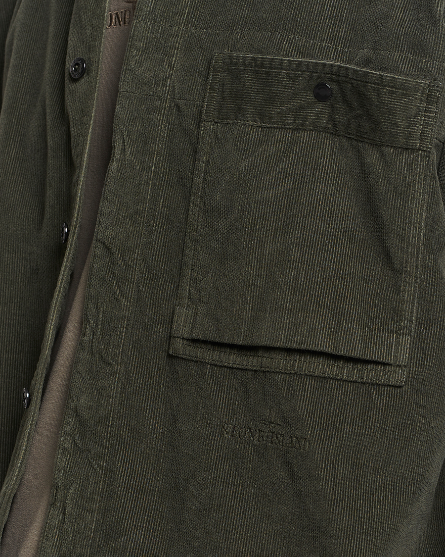 Herr | Skjortor | Stone Island | Cotton Cord Overshirt Musk