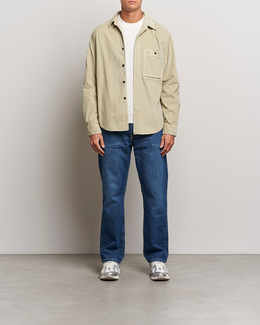 Herr | Skjortor | Stone Island | Cotton Cord Overshirt Plaster